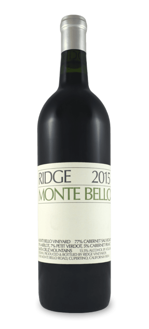 Ridge, Monte Bello Chardonnay, Santa Cruz Mountains 11231512015