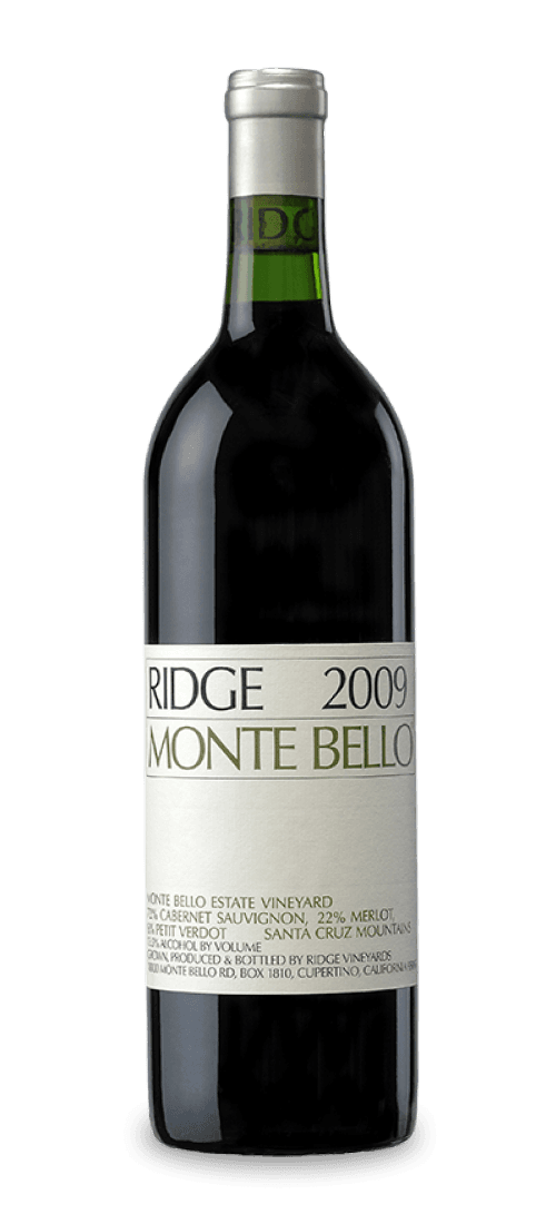 Ridge, California Cabernet Sauvignon Monte Bello, Santa Cruz Mountains 11231642009