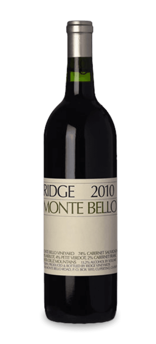 Ridge, California Cabernet Sauvignon Monte Bello, Santa Cruz Mountains 11231642010