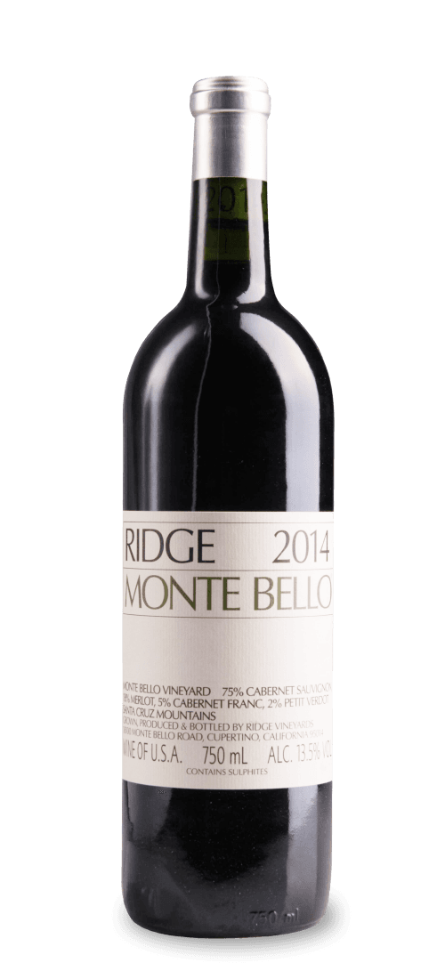 Ridge, California Cabernet Sauvignon Monte Bello, Santa Cruz Mountains 11231642014