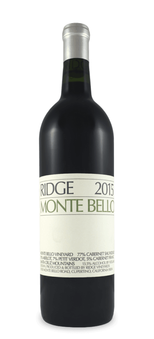 Ridge, California Cabernet Sauvignon Monte Bello, Santa Cruz Mountains 11231642015