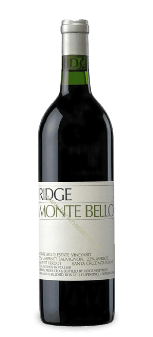 Ridge, California Cabernet Sauvignon Monte Bello, Santa Cruz Mountains 11231642018