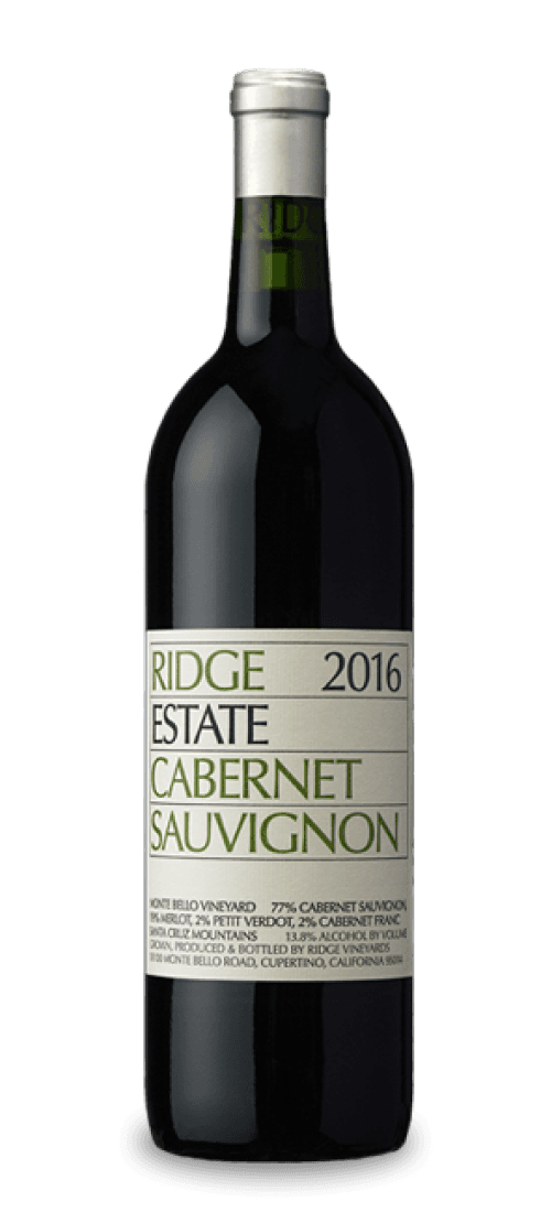 Ridge, Estate Cabernet Sauvignon, Santa Cruz Mountains 11511522016