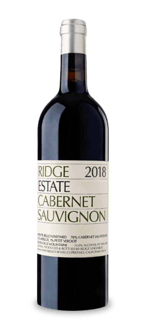 Ridge, Estate Cabernet Sauvignon, Santa Cruz Mountains 11511522018