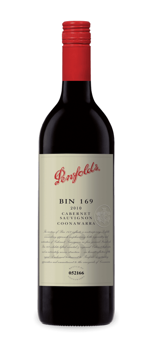 Penfolds, Bin 169 Cabernet Sauvignon, Coonawarra 11791292010