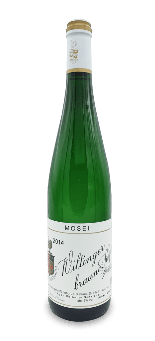 Egon Muller, Scharzhof Gallais Wiltinger Braune Kupp Riesling Spatlese, Mosel 14188282014