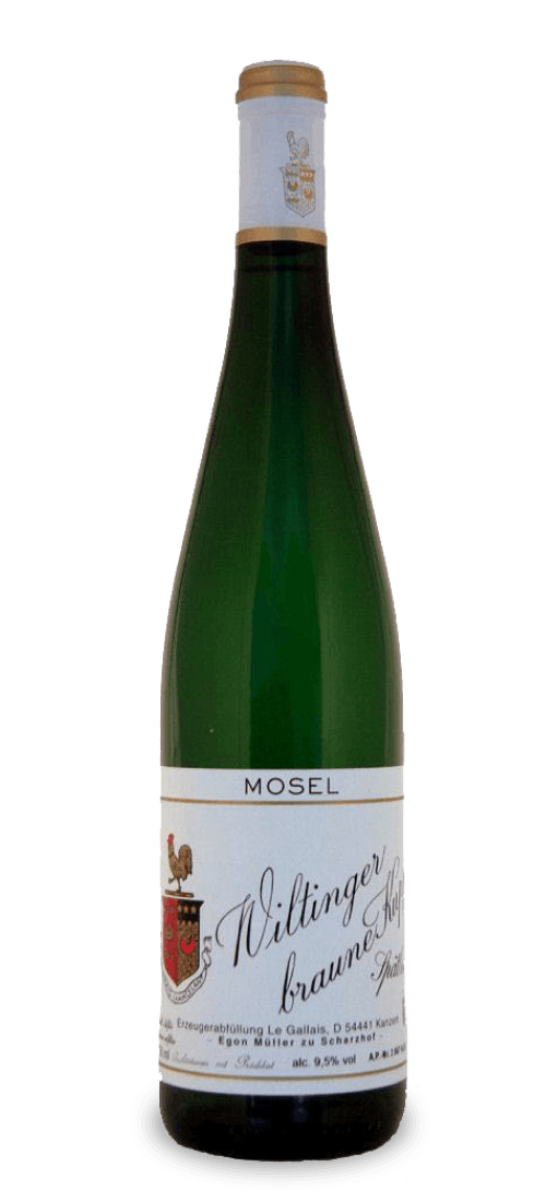 Egon Muller, Le Gallais Wiltinger Braune Kupp Auslese Goldkapsel Versteigerung, Mosel 14753482010