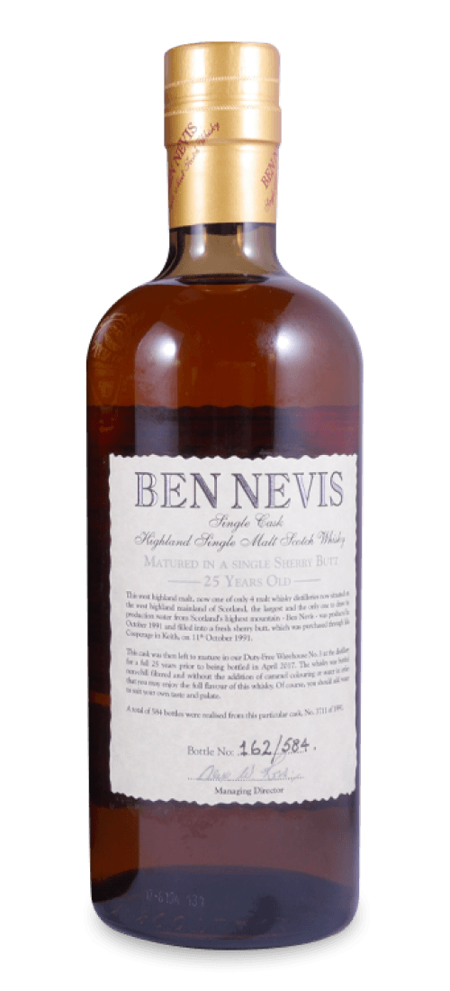 Ben Nevis, Single Malt Oloroso Sherry Oak 'Full Cask No' 1464, Highlands 22735542012