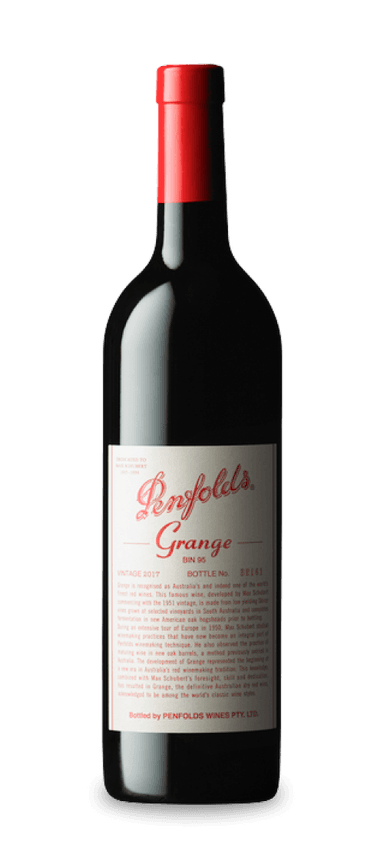 Penfolds Grange is the wine by which all other great Australian wines are measured. Not only did it transform the country’s industry, but it has compiled more hardware than a Home Depot, including Wine Spectator’s Wine of the Year. So, it might be surprising to learn that Grange was panned upon release. It was only after three years of tinkering with the recipe that Penfolds winemaker Max Schubert perfected this now-iconic red blend.
The 2017 Penfolds Grange zigs where previous vintages have zagged. It’s only the seventh iteration in nearly seven decades made from 100 shiraz. Chief winemaker Peter Gago sourced 86 of grapes from the Barossa Valley and 14 from McLaren Vale to create a substantive, concentrated, and decadent wine. Still, 2017 Grange remains ethereal with youthful energy and floral notes. Thanks to its well-structured frame, this shiraz should age well for more than 20 years.
The Final Sip: No country is more indebted to a single wine than Australia is to Penfolds. The supreme quality makes 2017 Grange an essential case for any serious wine collector.