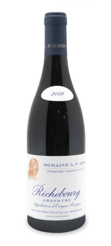 The 2019 Domaine Anne-Françoise Gros Richebourg Grand Cru is a pinot noir centuries in the making. In 1988, Anne-Françoise Gros inherited ten acres of vineyards in Echézeaux and Richebourg. A few years later, she married François Parent; a talented vigneron descended from 12 generations of Burgundian winemakers. (Side note: Étienne Parent supplied wine to Thomas Jefferson.)
The winemaking duo utilizes traditional techniques to capture the essence of Richebourg pinot noir. Firm extraction produces an ultra-dense and concentrated wine with a medium body and focused fruit flavors. Raspberries, strawberries, candied orange, oak, and tangy acids punctuate the palate with a mineral inflection for additional depth. Even with its muscular physique, 2019 Domaine A.F. Gros Richebourg Grand Cru has the estate’s signature silkiness that makes it more ethereal than the classic Riche. Anyone fortunate enough to own a bottle can cellar it for many decades to come.