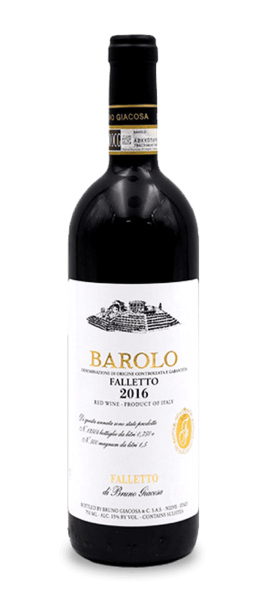 Put 2016 Bruno Giacosa Barolo Falletto in a safe. Then, throw away the key. You’ll thank yourself later. While this stellar red wine from Serralunga begs for consumption in youth, it ought to be even better over the following decades.
In a word, 2016 Bruno Giacosa Barolo Falletto is massive. It’s stacked with generous layers of strawberries, red cherries, blackberries, crushed stone, iron, hazelnut, tobacco, and cured meats. The towering wine exhibits tremendous power and concentration in youth with relentless energy found in Giacosa’s finest wine. However, what stands out is the finesse. For all the size and density, 2016 Bruno Giacosa Barolo Falletto stays light on the palate with weightlessness that defies easy explanation.
The Final Sip: Bruno Giacosa flexes his mastery of Barolo with this massive, brawny, and concentrated red that retains an ethereal quality.