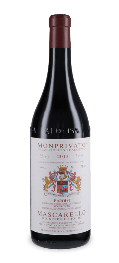 Wines from Mauro Mascarello and his family require the utmost patience. Their serious and focused reds require an extended stay in the cellar to reach their full potential. Fortunately for 2013 Giuseppe Mascarello Monprivato, this classically-styled nebbiolo is on a promising trajectory.
Perfumed notes of red fruits, violets, cherry liqueur, and licorice engulf the senses from the start. (Like a trip to Forever 21 or Abercrombie & Fitch, but actually enjoyable.) The aromatic intensity is matched only by the bright scarlet body, flush with firm tannins and refreshing acidity. The slightly chewy Barolo gains momentum slowly, leaving the palate with a mineral-laden finish. Prepare for this youthful red to only add more weight and intensity with time.
The Final Sip: Kick back and relax as the austere 2013 Giuseppe Mascarello Monprivato mellows into the best version of itself over the coming years.