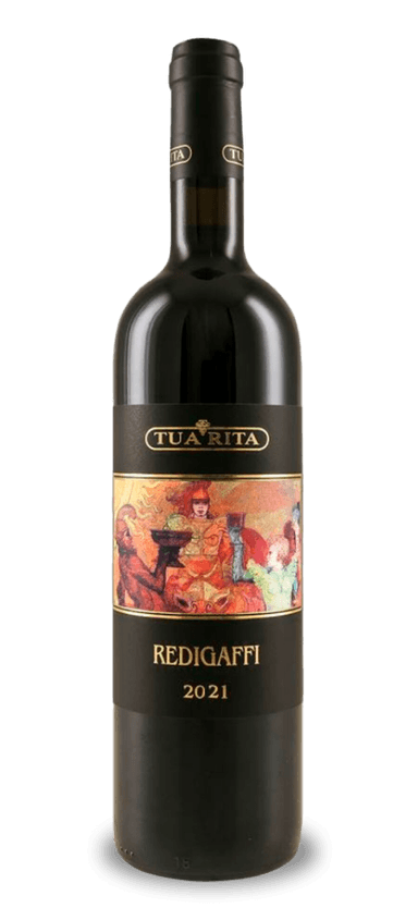 The story of Tua Rita Redigaffi starts in 1984 when Rita Tua and Virgilio Bisti purchased roughly 37.5 acres in coastal Tuscany. They planted cabernet sauvignon and merlot and later expanded their holdings to 55 acres. In 1992, the pair released their first vintage of Redigaffi. In a few short years, it was a cult classic revered by critics and connoisseurs. 
So, what makes Redigaffi special? A few things. First, it’s 100% merlot. Unlike its blended counterparts, the pure merlot composition lends itself to a deep, rich, and full-bodied profile. Second, it’s earned multiple 100-point scores from critics such as Robert Parker and James Suckling. The reviews don’t sell it short, either. As Wine.com wrote, “Redigaffi is one of Italy’s greatest Merlots.”
The Final Sip: 2021 Tua Rita Redigaffi marks another chapter in the already storied history of this Super Tuscan.