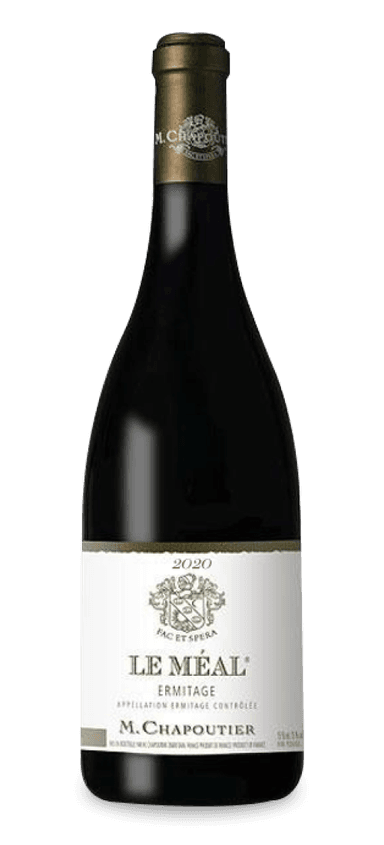 M, Chapoutier Ermitage Le Méal has only been around since 1996. Since its debut, it has wasted no time in becoming a living legend. It has already logged six perfect scores from Robert Parker’s Wine Advocate, wooing consumers with its otherworldly concentration and opulent mouthfeel.
The 2020 Le Méal comes from 90-year-old vines positioned on the warmest terroir in the Hermitage appellation. The distinctive micro-climate gives the syrah an unmistakable ripeness and extroverted personality. Blueberries, raspberries, black cherries, lavender, crushed stones, and cured meats form an invigorating potpourri of aromas and flavors overtop a silky, almost creamy mouthfeel. Refined tannins flow into a focused and refreshing finish that should only improve with age. The only problem is that M. Chapoutier produces a mere 5,000 bottles of Le Méal annually.
The Final Sip: The near century-old vines and warm terroir make 2020 Le Méal a monster of a wine with serious aging potential.