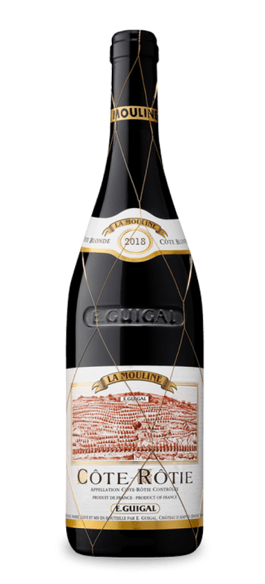 Step aside, Avengers: Infinity War. The E. Guigal Côte-Rôtie La Mouline is our pick for the biggest blockbuster of 2018. This ultra-enticing syrah wields a silky and seductive body without a hard edge to be found. Not only that, but it explodes with aromas and flavors of blackberries, boysenberries, strawberries, wildflowers, lavender, espresso, incense, and spice. Even Robert Downey Jr. cannot match the suave personality of this flagship wine.
La Mouline stands out in the La La trilogy, which includes La Turque and La Landonne. Its fruit comes from warmer terroir and co-ferments with 10 viognier. The result is a more exotic and sleeker wine with high approachability. In the words of Wine Advocate's Joe Czerwinski, "This is the most complete, compelling vintage of La Mouline I've tasted."
The Final Sip: The super suave 2020 La Mouline has a blockbuster profile and undeniable charm, making it one of the most complete La Moulines ever.