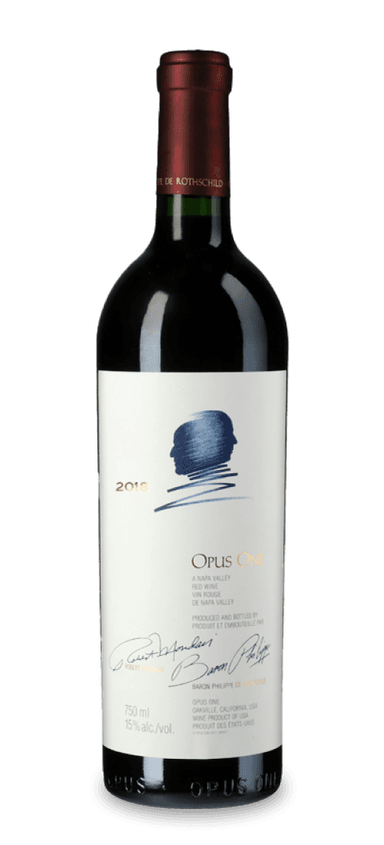 “The 2018 Opus One is a tremendous example of why Cabernet Sauvignon and other Bordeaux grape varieties flourish along Highway 29.” Those are the opening words from wine critic Wilfred Wong’s review of this California cult cab. He’s not wrong. For decades, Opus One has set the standard for excellence by which other American wines are measured.
Opus One was founded in 1979 as a partnership between Napa Valley vintner Robert Mondavi and Baron Philippe de Rothschild, head of Château Mouton Rothschild. The two married Old World winemaking traditions with New World sensibilities, creating a new breed of luxury wines. Today, Mondavi and Rothschild’s legacies remain with their facial profiles visible on the Opus One label.
The Final Sip: Anyone in search of great Opus One vintages will have a hard time bettering 2018. Only two previous vintages have scored higher (1980 and 2013.)