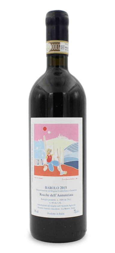 The 2015 Roberto Voerzio Barolo Rocche dell’Annunziata is the realization of Voerzio’s three winemaking tenants. First, idyllic location. Great wine is impossible without great terroir. Second, natural farming. Voerzio only uses sustainable harvesting techniques in his vineyards. Third, meticulous maintenance. Any fruit that doesn’t meet Voerzio’s expectations goes unused.
 
These tenants come together to produce a red “built like a little tank, or motor, that keeps moving forward no matter what,” in the words of wine critic Monica Larner. The robust body of 2015 Barolo Rocche dell’Annunziata features black cherries, currants, tobacco, licorice, and spice, along with a sterling finish. Here’s the remarkable part. As muscular as the structure is, the Barolo has a silky texture and gentle softness, something that investors won’t find in Voerzio’s Fossati or Cerequio.
 
The Final Sip: The sky's the limit for this masterfully crafted Barolo that fuses a robust body with silkiness and approachability.