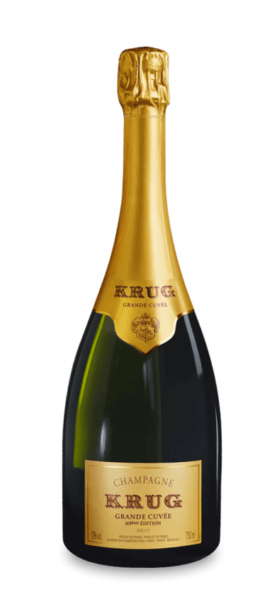 For a complete expression of Champagne, look no further than Krug Grande Cuvée 169ème Édition. It goes beyond the concept of a single vintage, with a blend that marries 146 wines across more than a decade. The result is a rich, full, and artfully crafted non-vintage Champagne that is impossible to replicate with a single harvest.
The final cuvée features 43 pinot noir, 35 chardonnay, and 22 meunier, with 40 of the blend coming from reserve wine. The combination yields a refined texture with beads of tangy acid and ultra-polished tannins. Aromas of buttered toast, dried fruits, hazelnuts, chalk, and orange preserves fill the air while the finish drives home with supreme length and balance. As wine critic Jancis Robinson wrote, “A real wake-up call!...The palate is still a bit of shock.”
The Final Sip: Krug Grande Cuvée 169ème Édition captures the heart and soul of Champagne while adding more texture, richness, and flair than the 168ème Édition.
